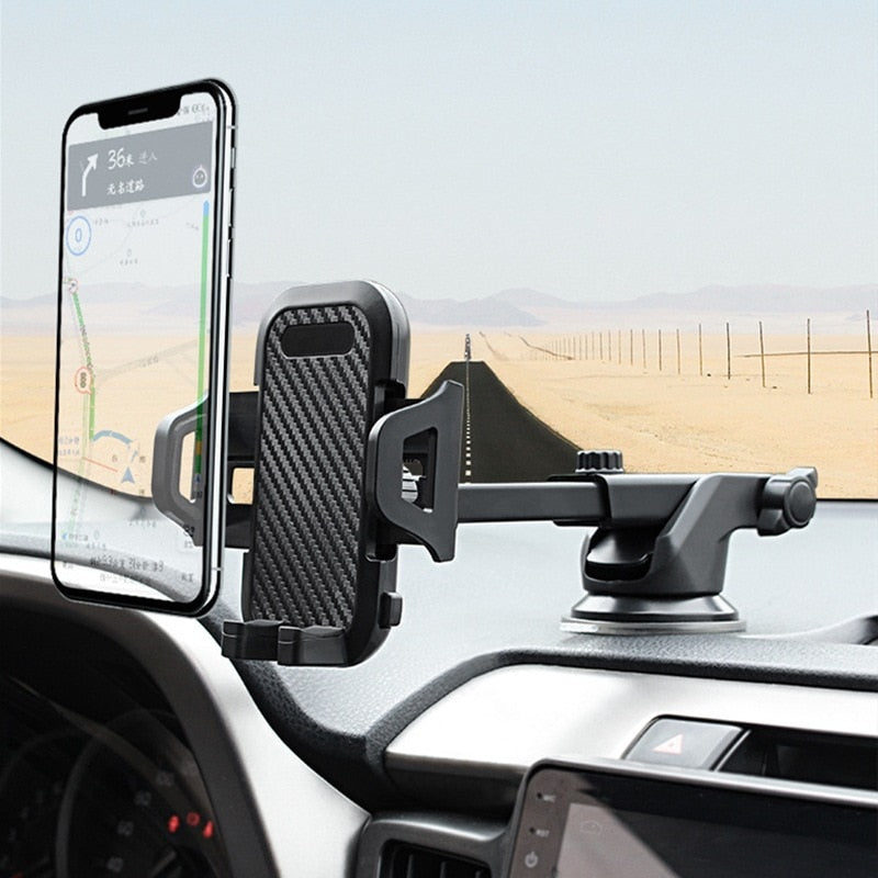 [EM LIQUIDAÇÃO] - Suporte de Celular para Carro, Porta Telefone para Parabrisa - Chega de dirigir com o celular na mão! / (PDU06)